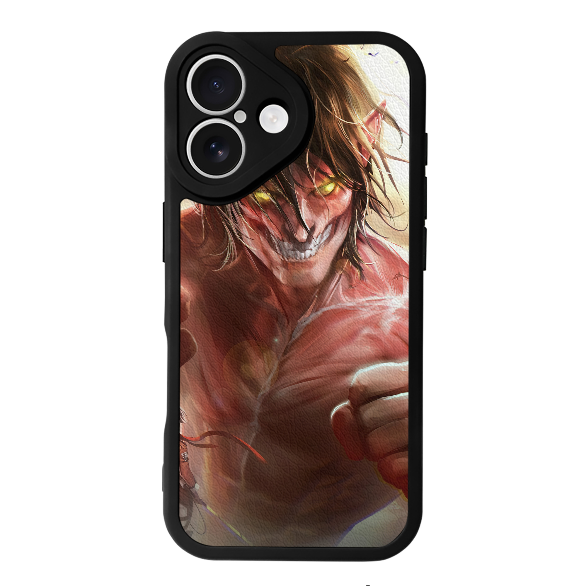 （画像用） 進撃の巨人 Attack on Titan 【iPhone 16シリーズ対応】シリコンスマホケース（レザー調） 材質：シリコン